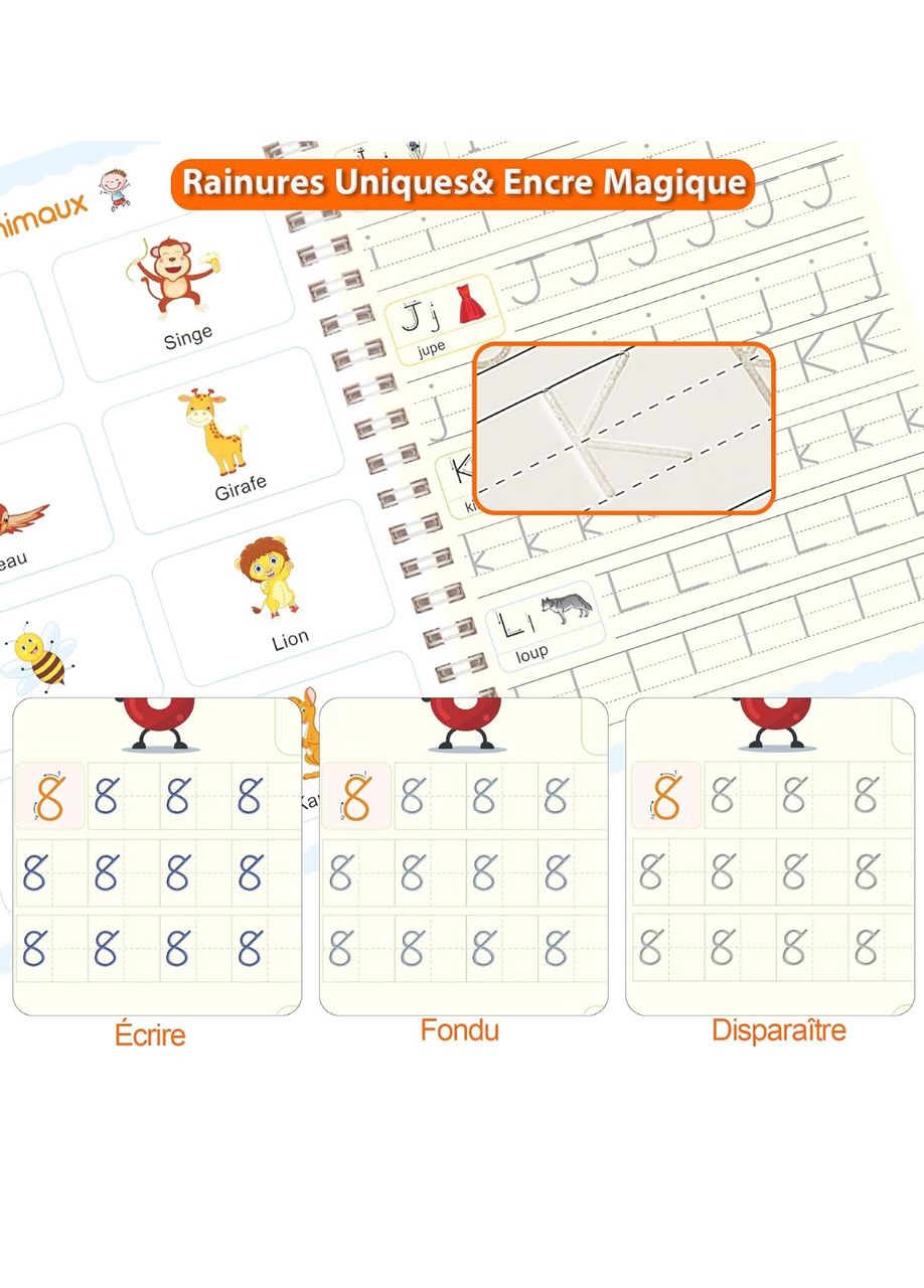 Cahier Magique pour vos enfants