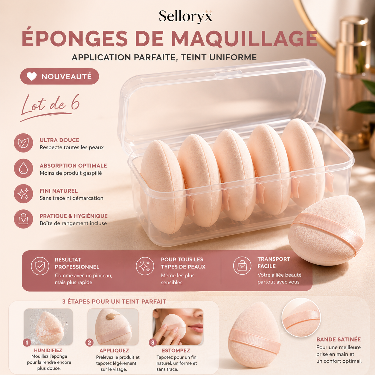 Éponges de Maquillage