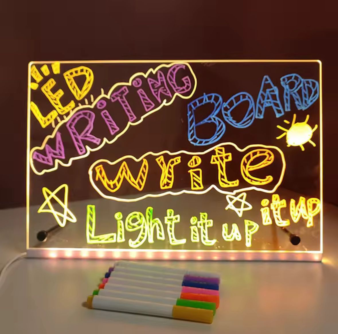 Tableau Lumineux Réutilisable